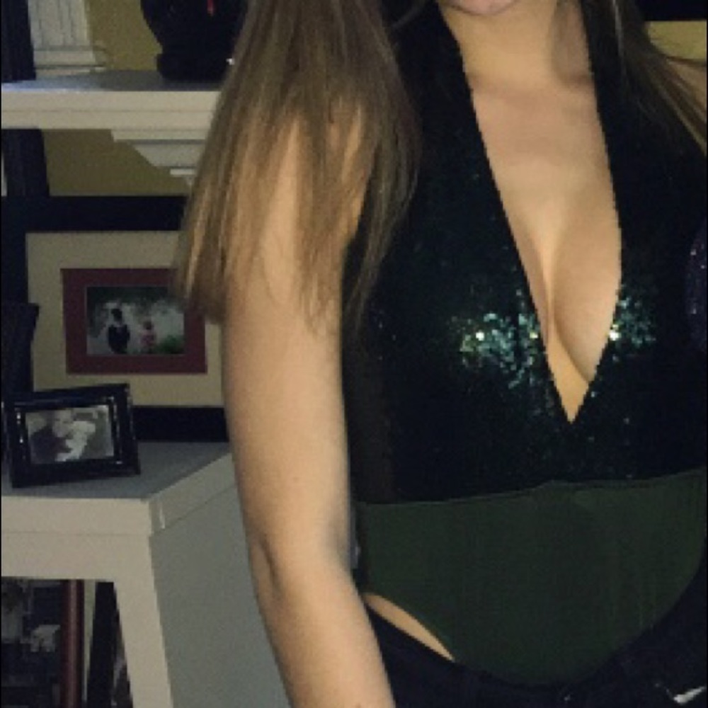 Sparkly body suit